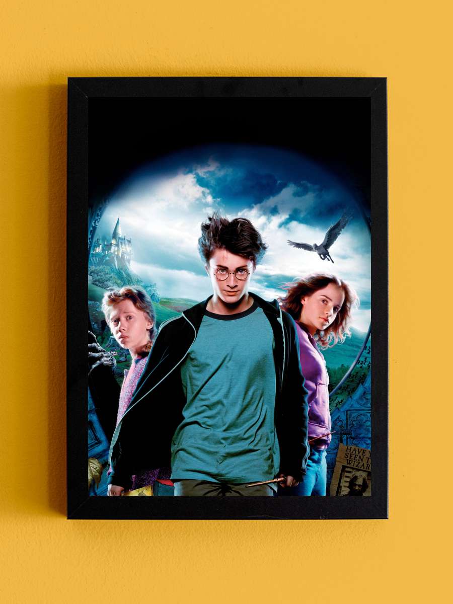 Harry Potter ve Azkaban Tutsağı - Harry Potter and the Prisoner of Azkaban Film Tablo Siyah Çerçeveli Film Poster Afiş Tablo