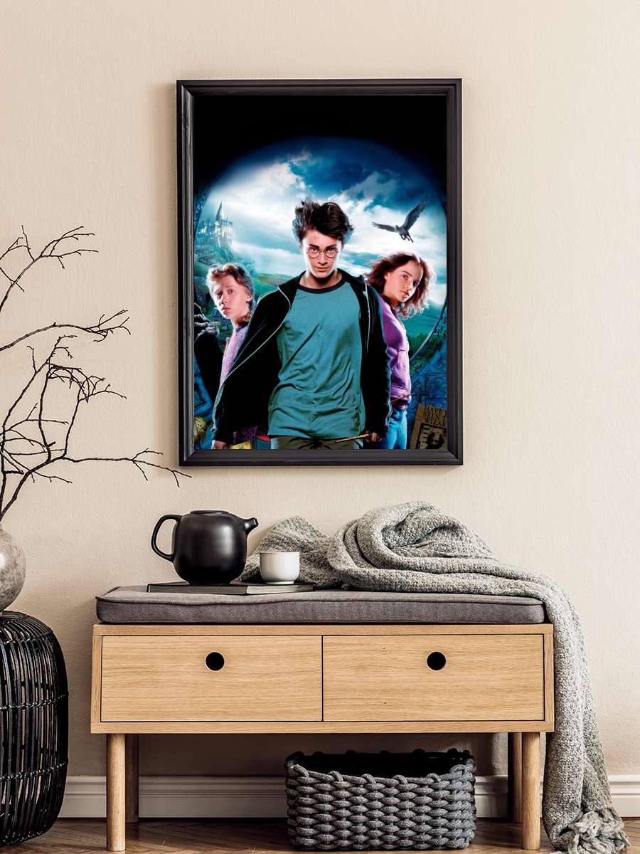 Harry Potter ve Azkaban Tutsağı - Harry Potter and the Prisoner of Azkaban Film Tablo Siyah Çerçeveli Film Poster Afiş Tablo