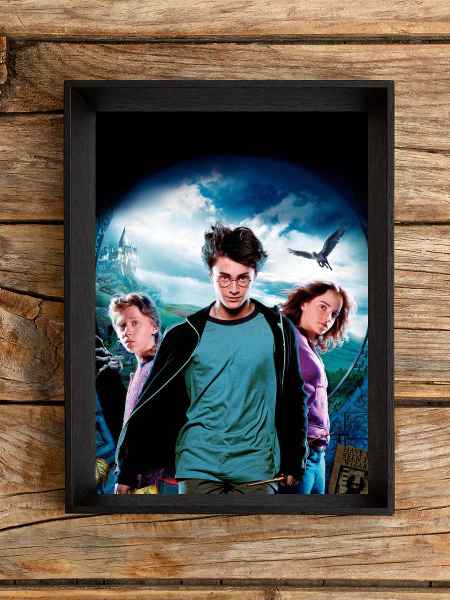 Harry Potter ve Azkaban Tutsağı - Harry Potter and the Prisoner of Azkaban Film Tablo Siyah Çerçeveli Film Poster Afiş Tablo