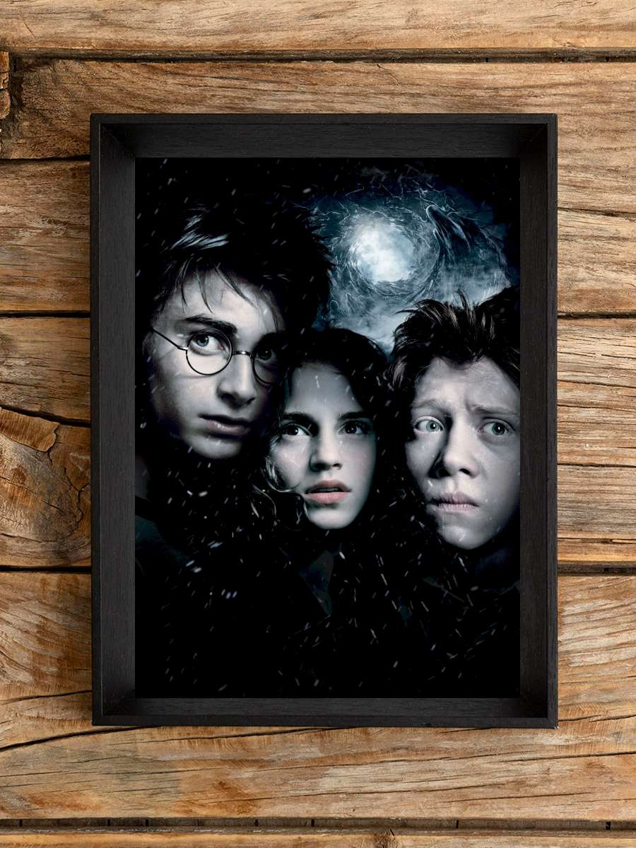 Harry Potter ve Azkaban Tutsağı - Harry Potter and the Prisoner of Azkaban Film Tablo Siyah Çerçeveli Film Poster Afiş Tablo