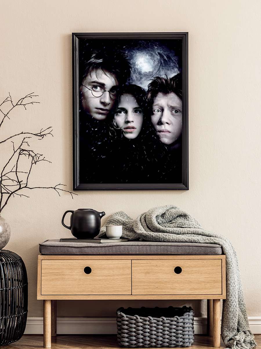 Harry Potter ve Azkaban Tutsağı - Harry Potter and the Prisoner of Azkaban Film Tablo Siyah Çerçeveli Film Poster Afiş Tablo