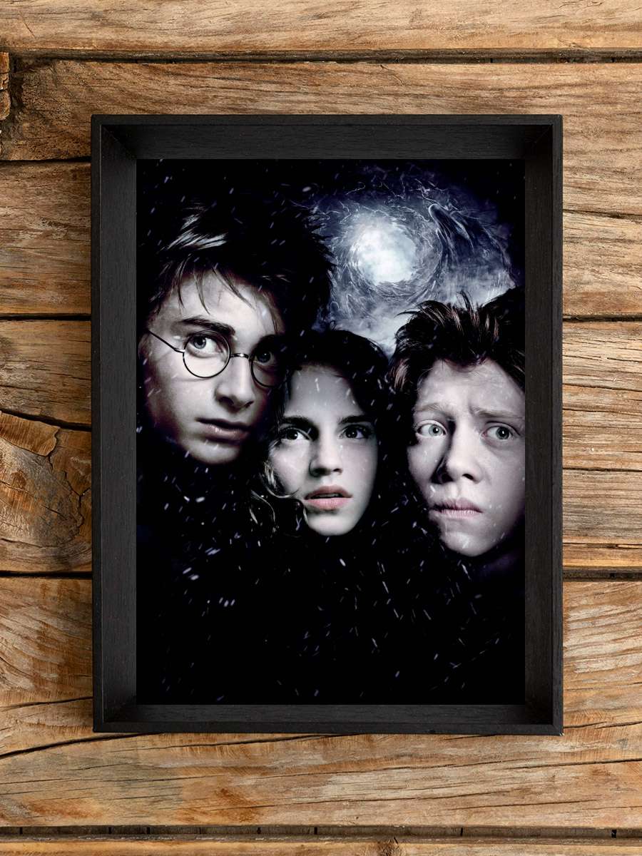 Harry Potter ve Azkaban Tutsağı - Harry Potter and the Prisoner of Azkaban Film Tablo Siyah Çerçeveli Film Poster Afiş Tablo