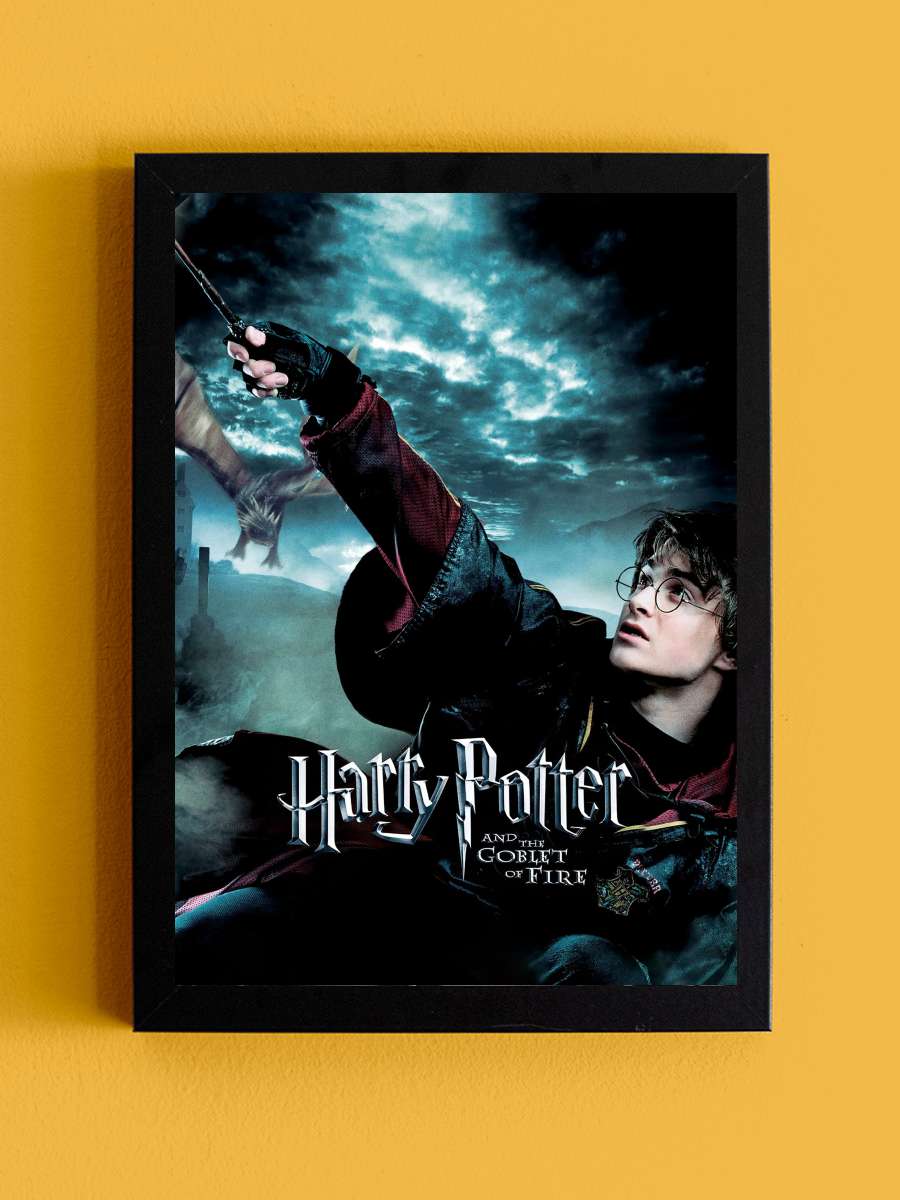 Harry Potter ve Ateş Kadehi - Harry Potter and the Goblet of Fire Film Tablo Siyah Çerçeveli Film Poster Afiş Tablo