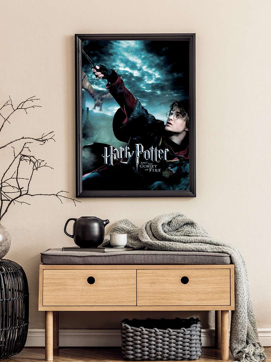 Harry Potter ve Ateş Kadehi - Harry Potter and the Goblet of Fire Film Tablo Siyah Çerçeveli Film Poster Afiş Tablo