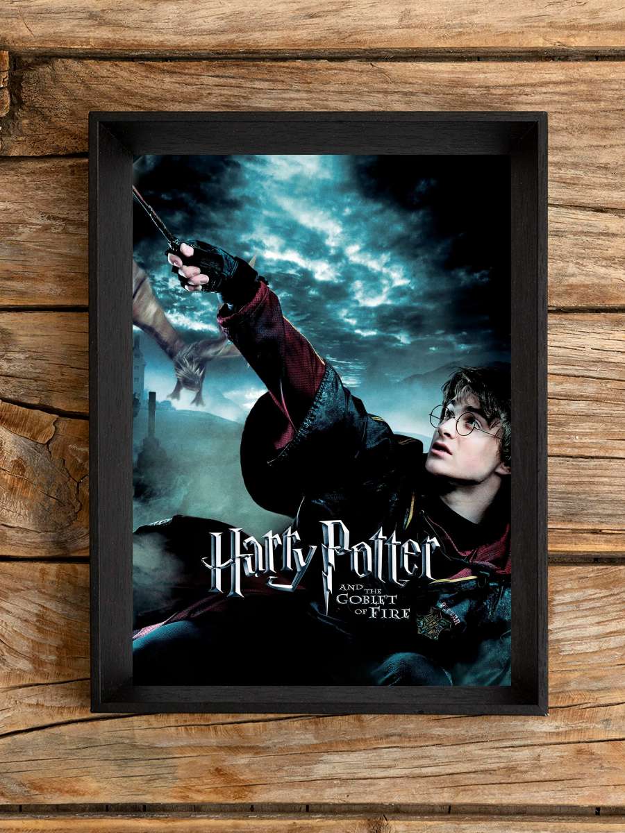 Harry Potter ve Ateş Kadehi - Harry Potter and the Goblet of Fire Film Tablo Siyah Çerçeveli Film Poster Afiş Tablo