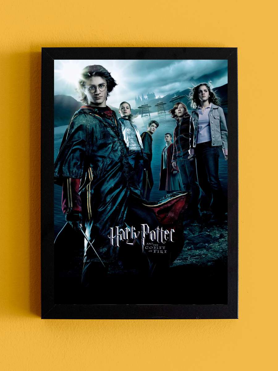 Harry Potter ve Ateş Kadehi - Harry Potter and the Goblet of Fire Film Tablo Siyah Çerçeveli Film Poster Afiş Tablo