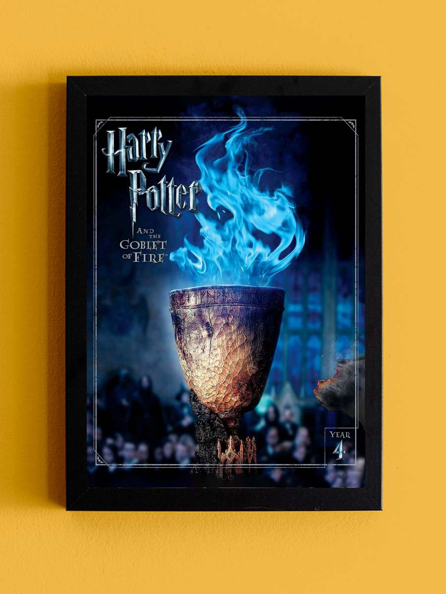 Harry Potter ve Ateş Kadehi - Harry Potter and the Goblet of Fire Film Tablo Siyah Çerçeveli Film Poster Afiş Tablo