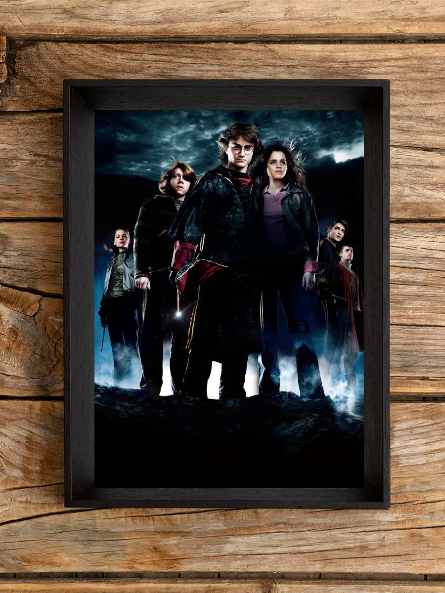 Harry Potter ve Ateş Kadehi - Harry Potter and the Goblet of Fire Film Tablo Siyah Çerçeveli Film Poster Afiş Tablo