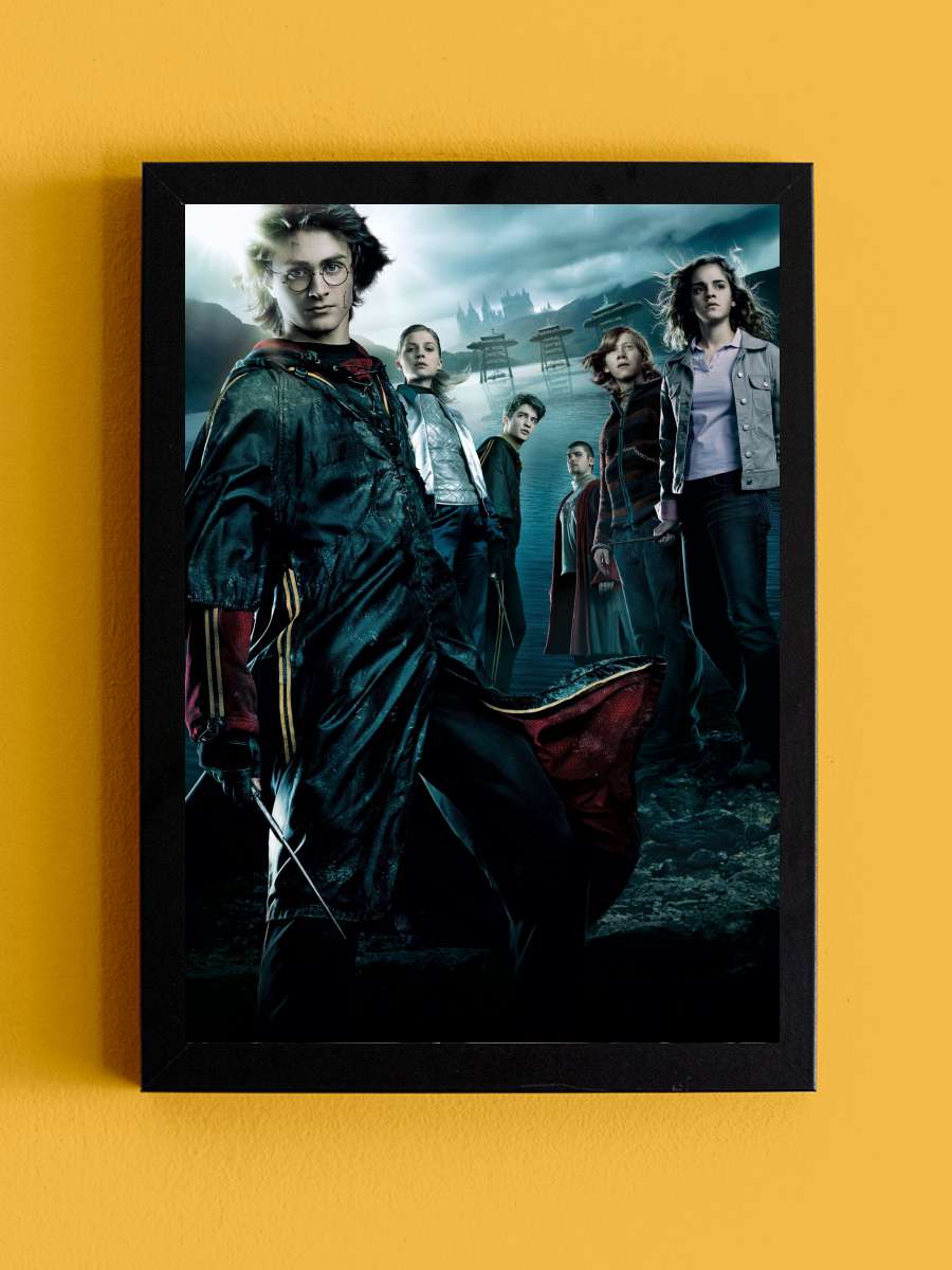 Harry Potter ve Ateş Kadehi - Harry Potter and the Goblet of Fire Film Tablo Siyah Çerçeveli Film Poster Afiş Tablo