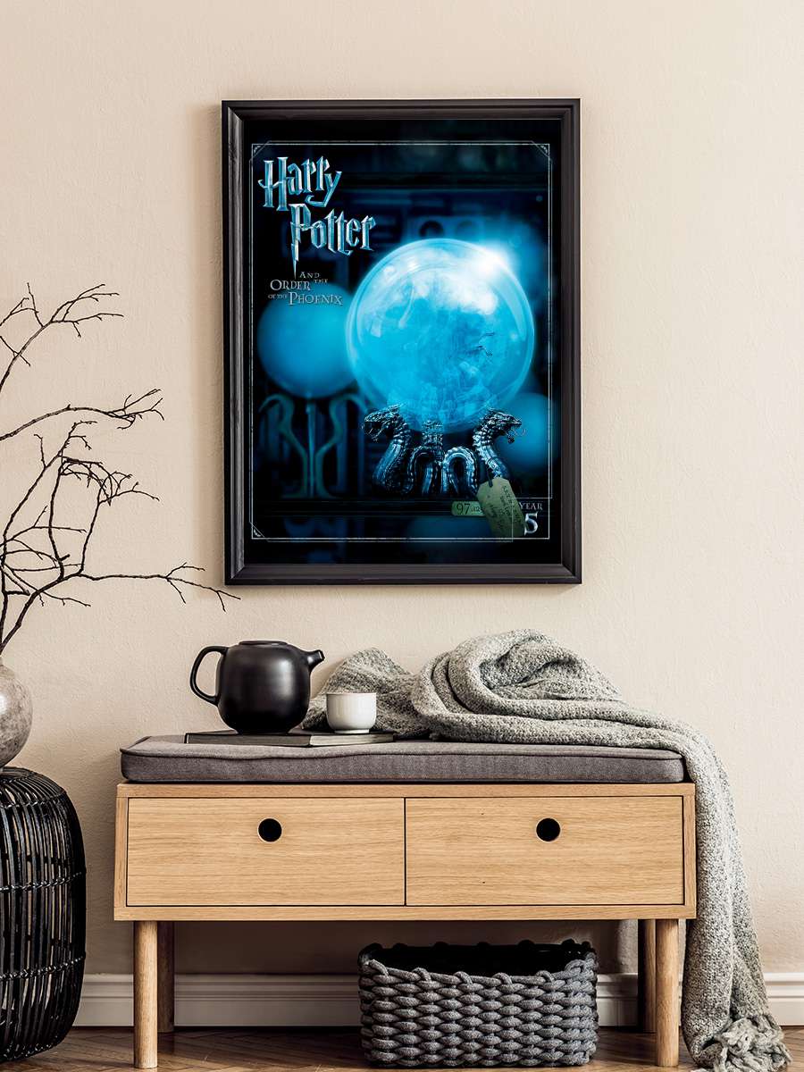 Harry Potter ve Zümrüdüanka Yoldaşlığı - Harry Potter and the Order of the Phoenix Film Tablo Siyah Çerçeveli Film Poster Afiş Tablo