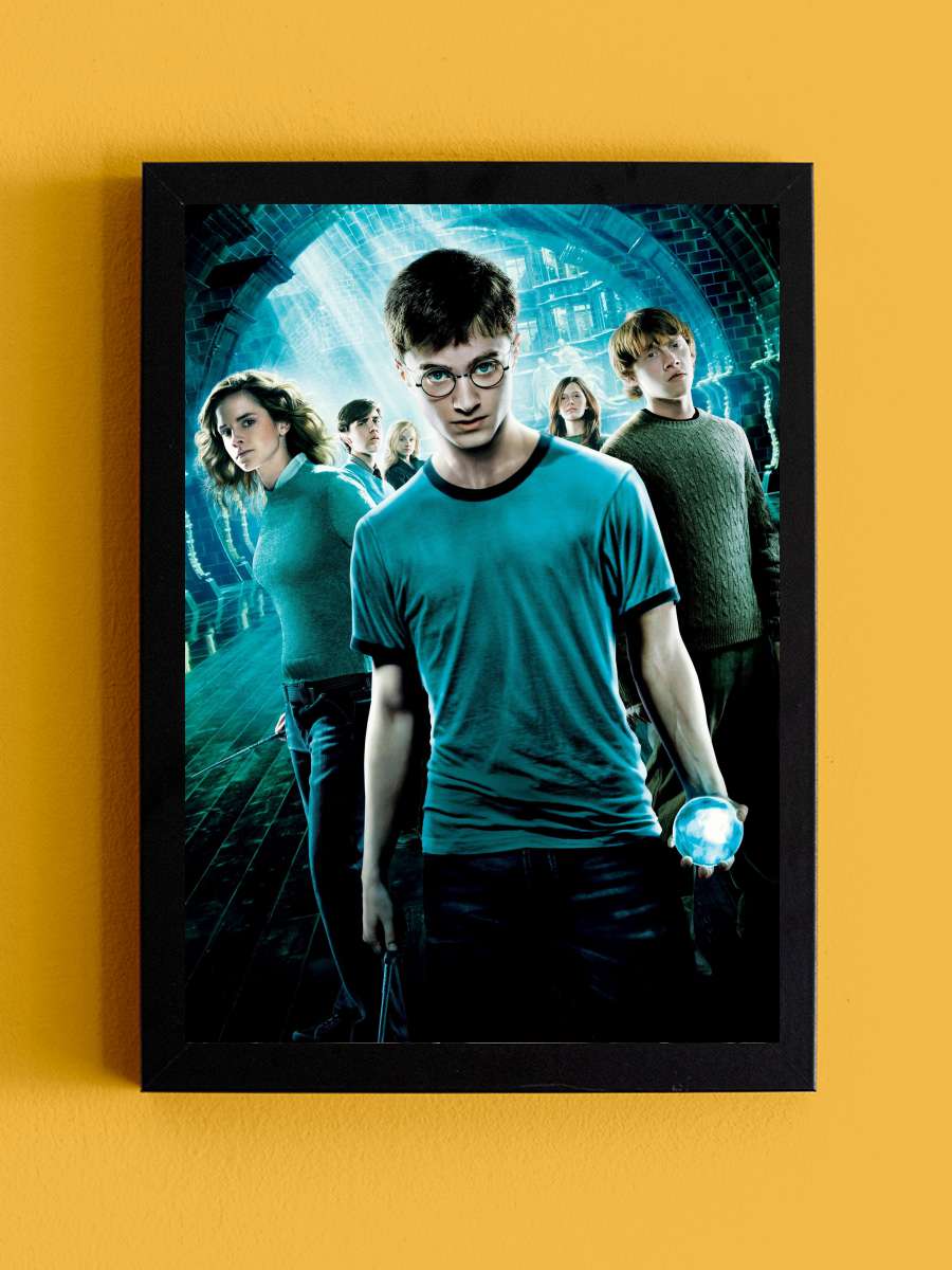 Harry Potter ve Zümrüdüanka Yoldaşlığı - Harry Potter and the Order of the Phoenix Film Tablo Siyah Çerçeveli Film Poster Afiş Tablo