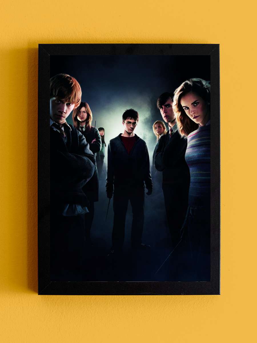 Harry Potter ve Zümrüdüanka Yoldaşlığı - Harry Potter and the Order of the Phoenix Film Tablo Siyah Çerçeveli Film Poster Afiş Tablo