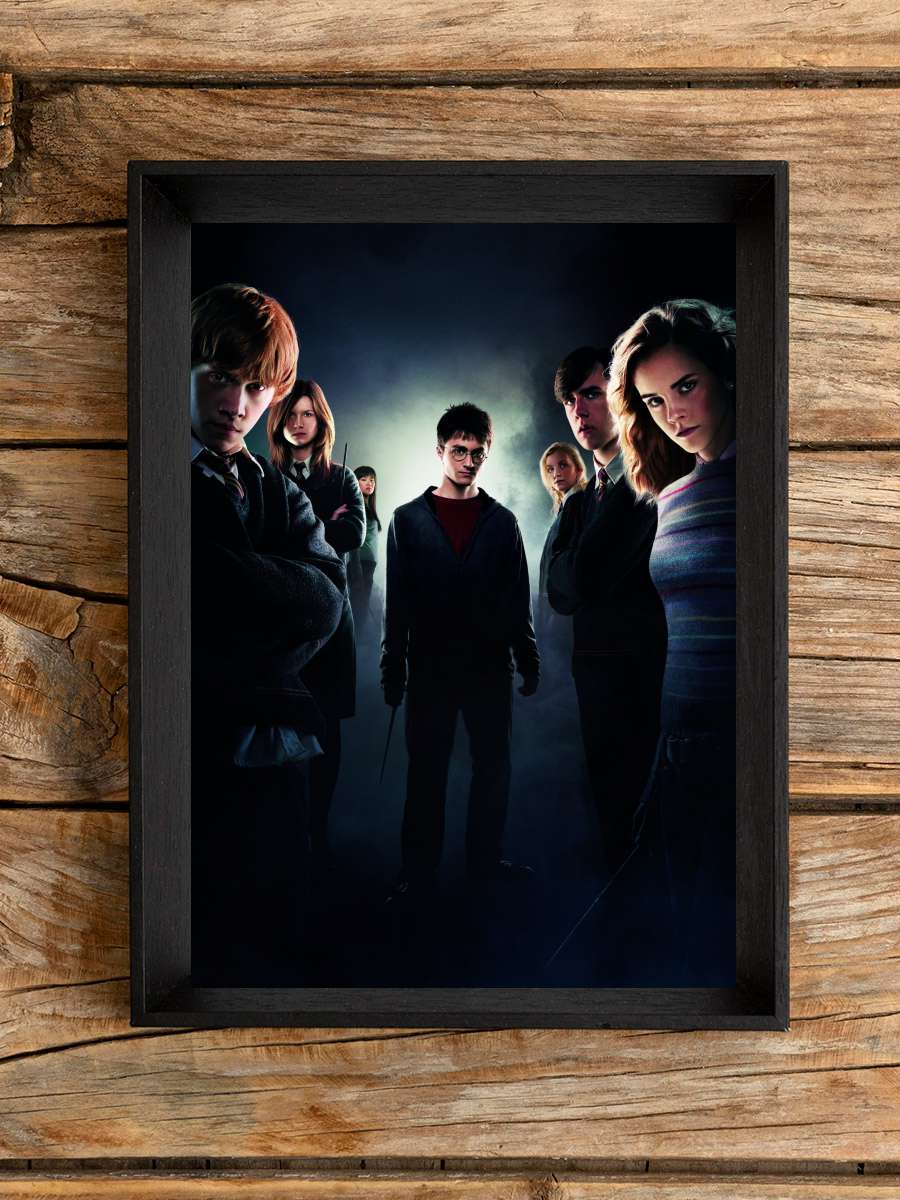 Harry Potter ve Zümrüdüanka Yoldaşlığı - Harry Potter and the Order of the Phoenix Film Tablo Siyah Çerçeveli Film Poster Afiş Tablo