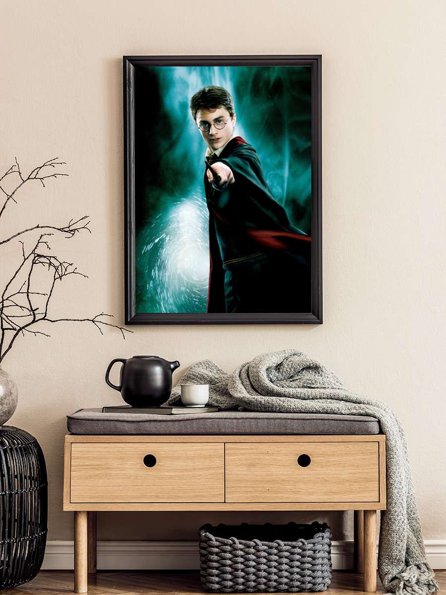 Harry Potter ve Zümrüdüanka Yoldaşlığı - Harry Potter and the Order of the Phoenix Film Tablo Siyah Çerçeveli Film Poster Afiş Tablo