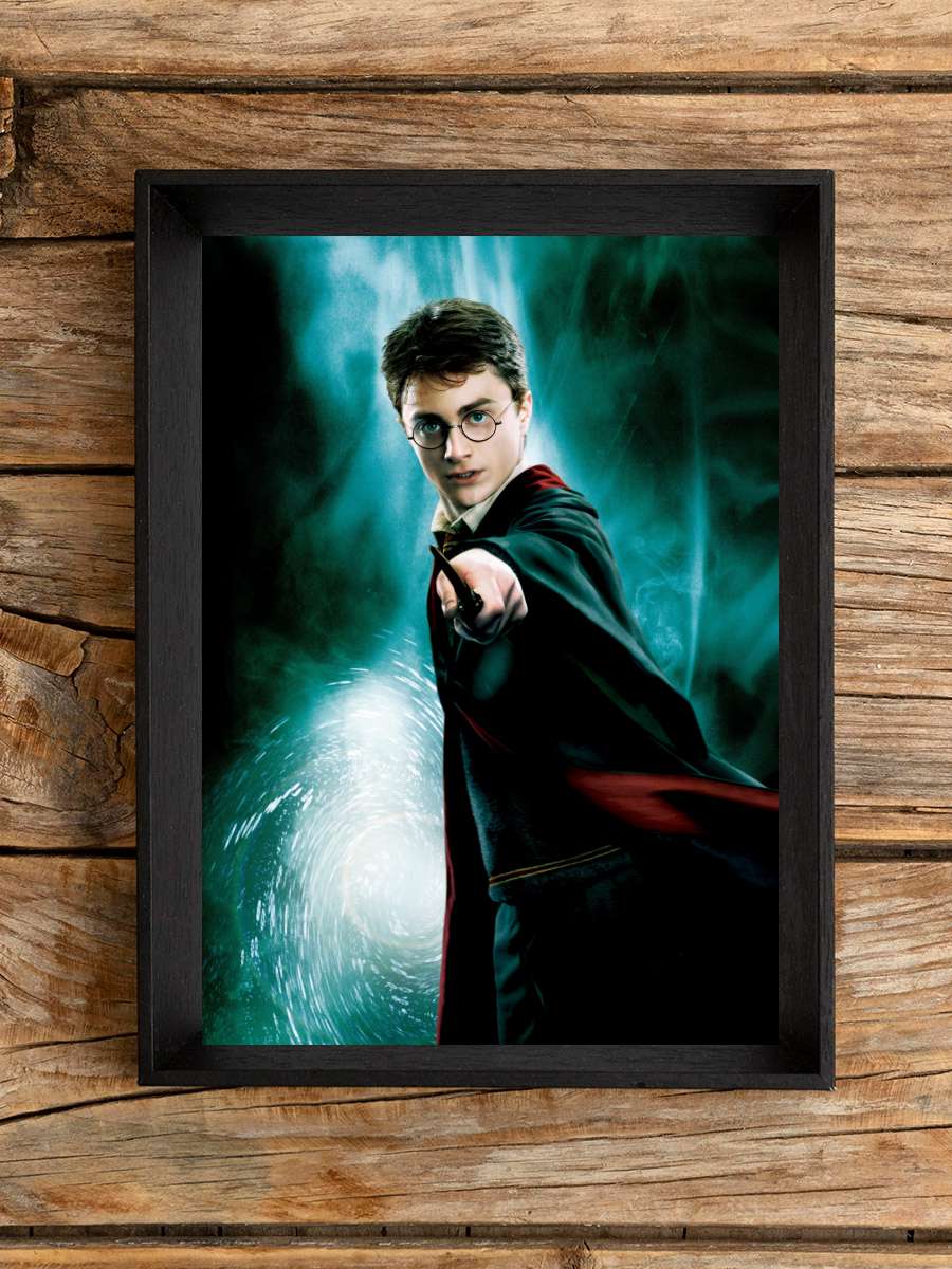 Harry Potter ve Zümrüdüanka Yoldaşlığı - Harry Potter and the Order of the Phoenix Film Tablo Siyah Çerçeveli Film Poster Afiş Tablo