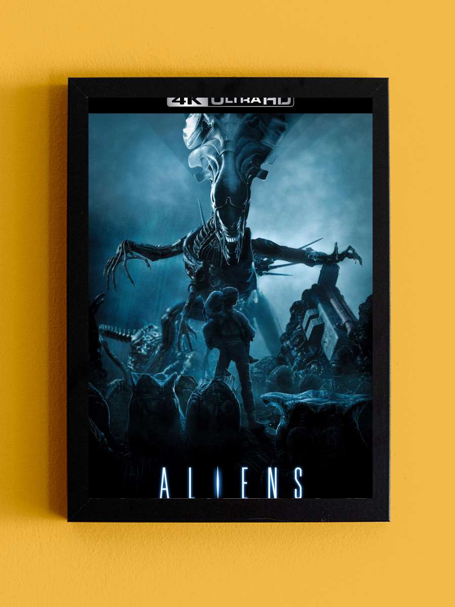 Yaratığın Dönüşü - Aliens Film Tablo Siyah Çerçeveli Film Poster Afiş Tablo