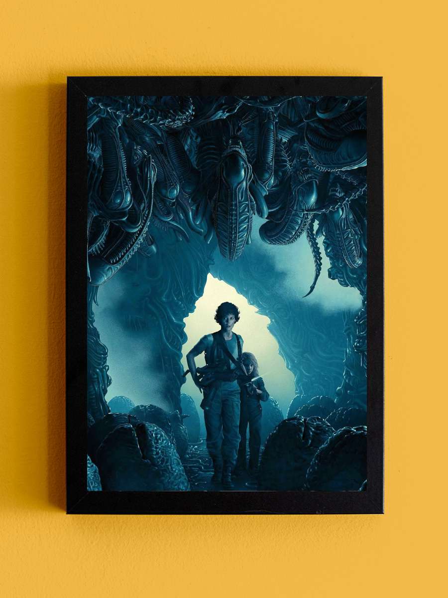 Yaratığın Dönüşü - Aliens Film Tablo Siyah Çerçeveli Film Poster Afiş Tablo