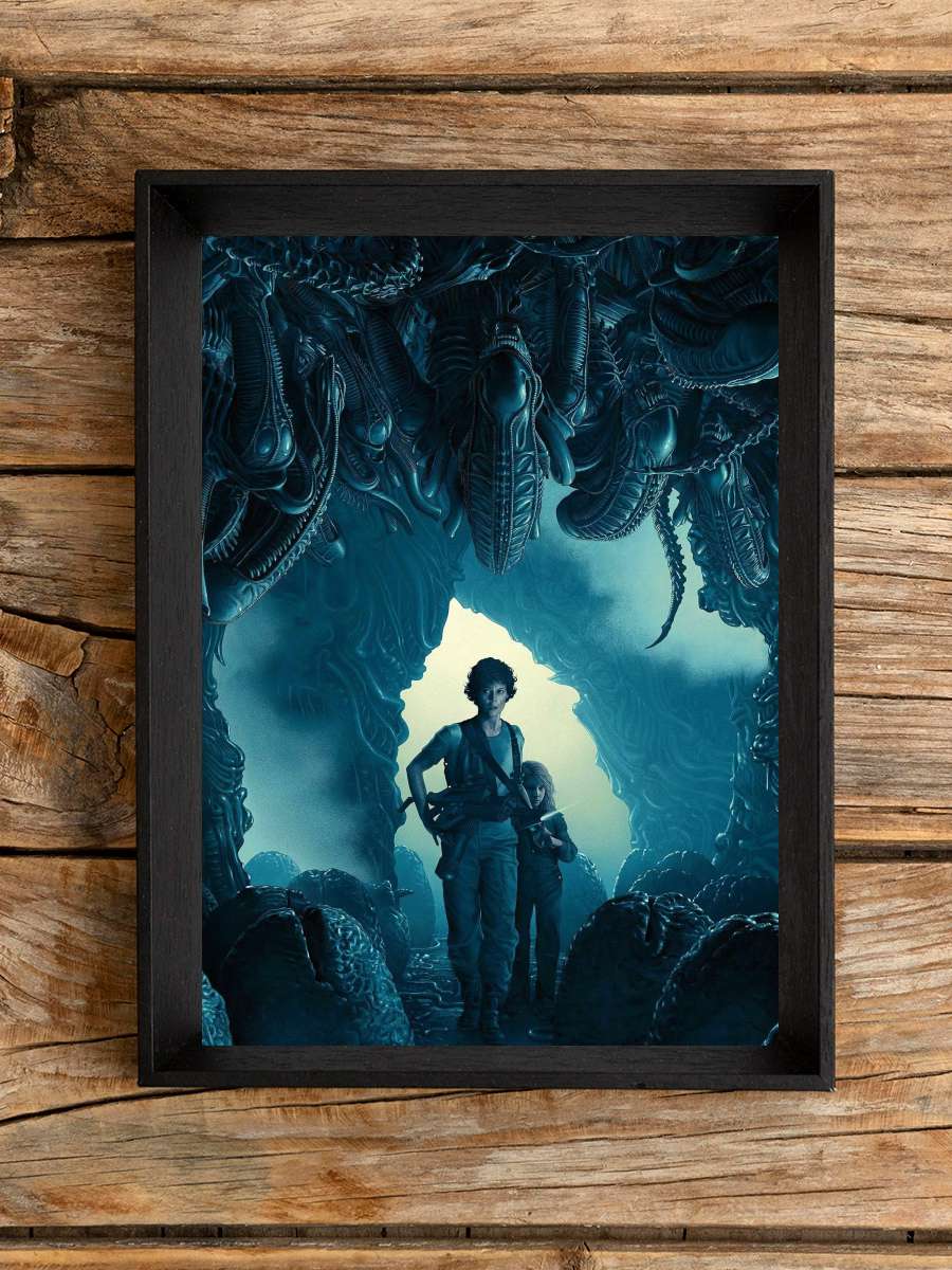 Yaratığın Dönüşü - Aliens Film Tablo Siyah Çerçeveli Film Poster Afiş Tablo