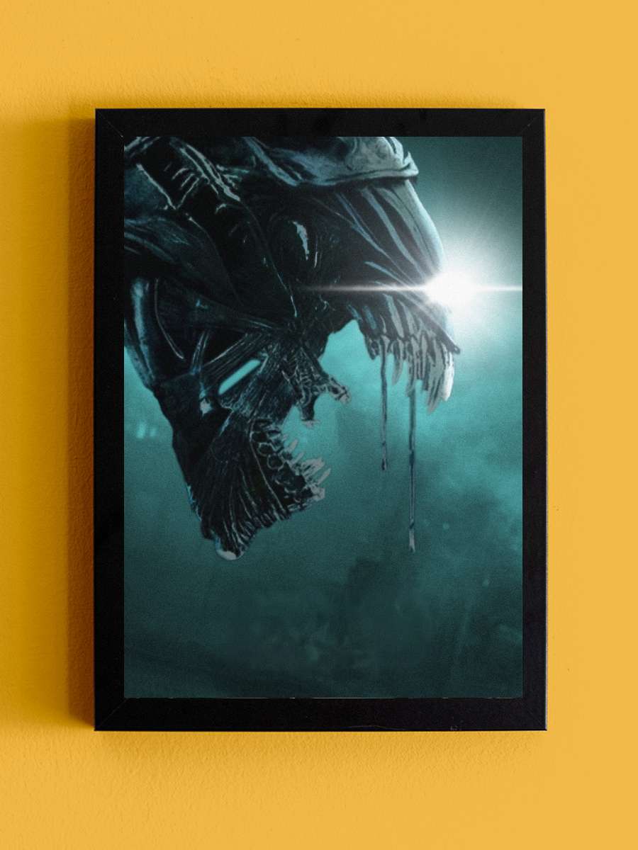 Yaratığın Dönüşü - Aliens Film Tablo Siyah Çerçeveli Film Poster Afiş Tablo