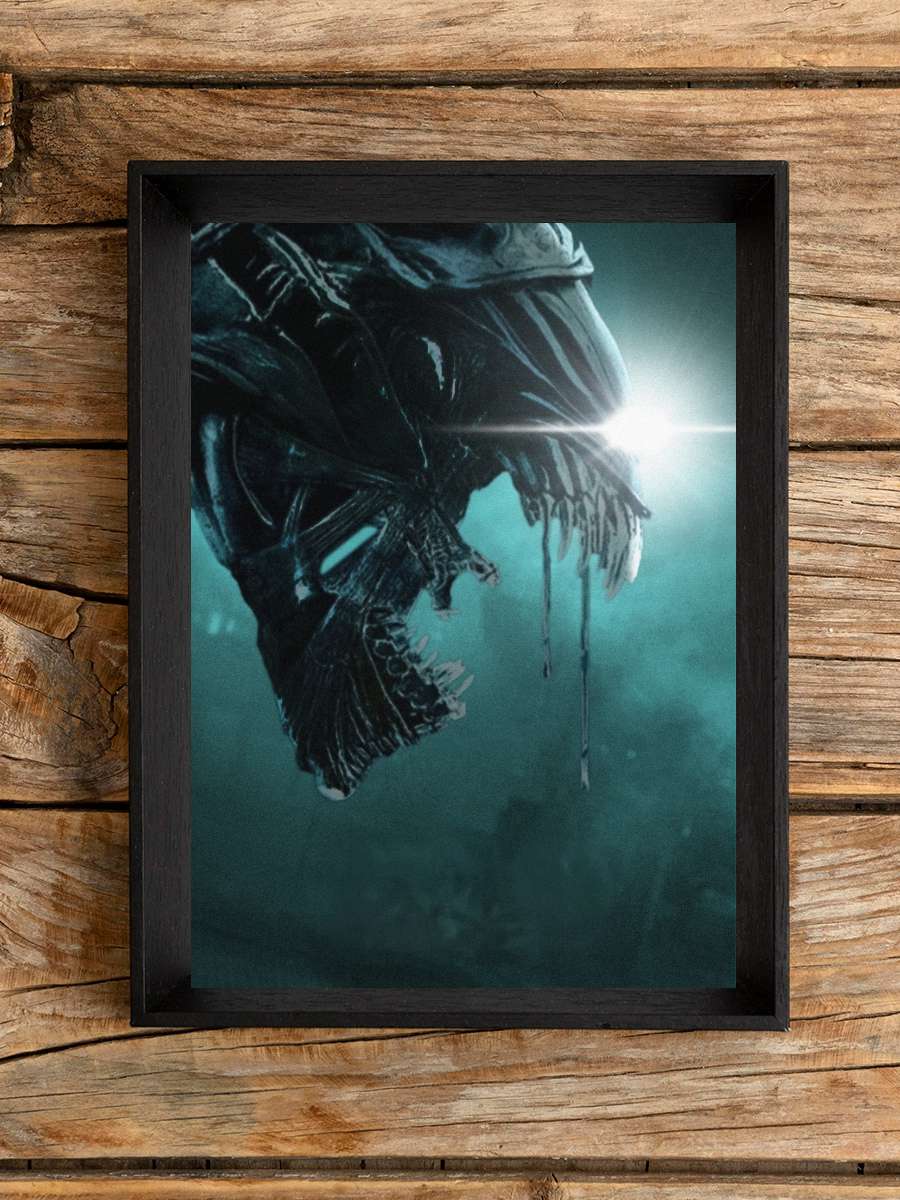 Yaratığın Dönüşü - Aliens Film Tablo Siyah Çerçeveli Film Poster Afiş Tablo