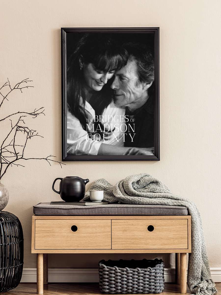 Yasak İlişki - The Bridges of Madison County Film Tablo Siyah Çerçeveli Film Poster Afiş Tablo