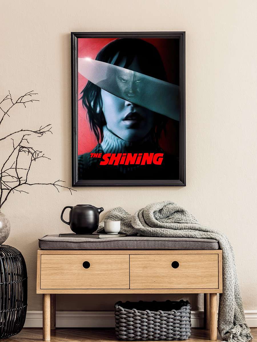 Cinnet - The Shining Film Tablo Siyah Çerçeveli Film Poster Afiş Tablo