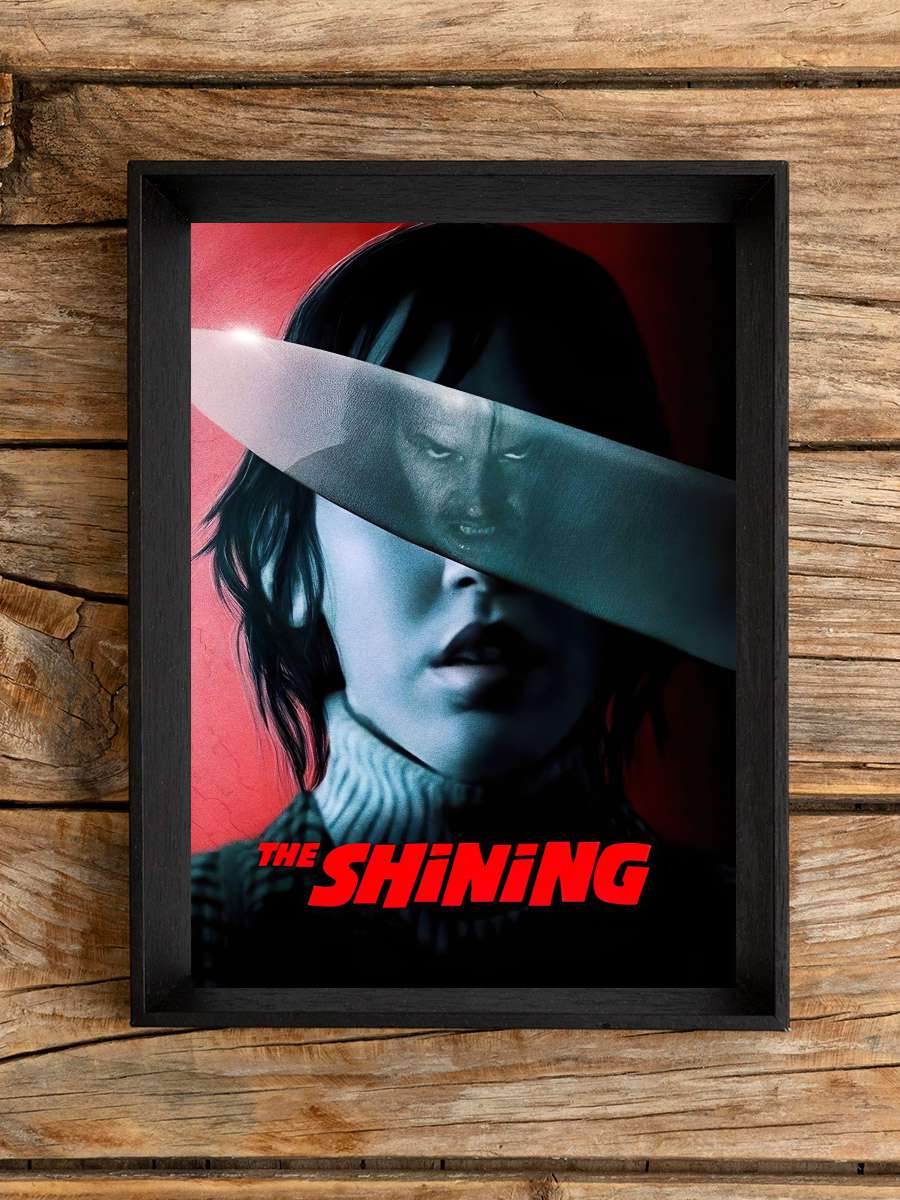 Cinnet - The Shining Film Tablo Siyah Çerçeveli Film Poster Afiş Tablo