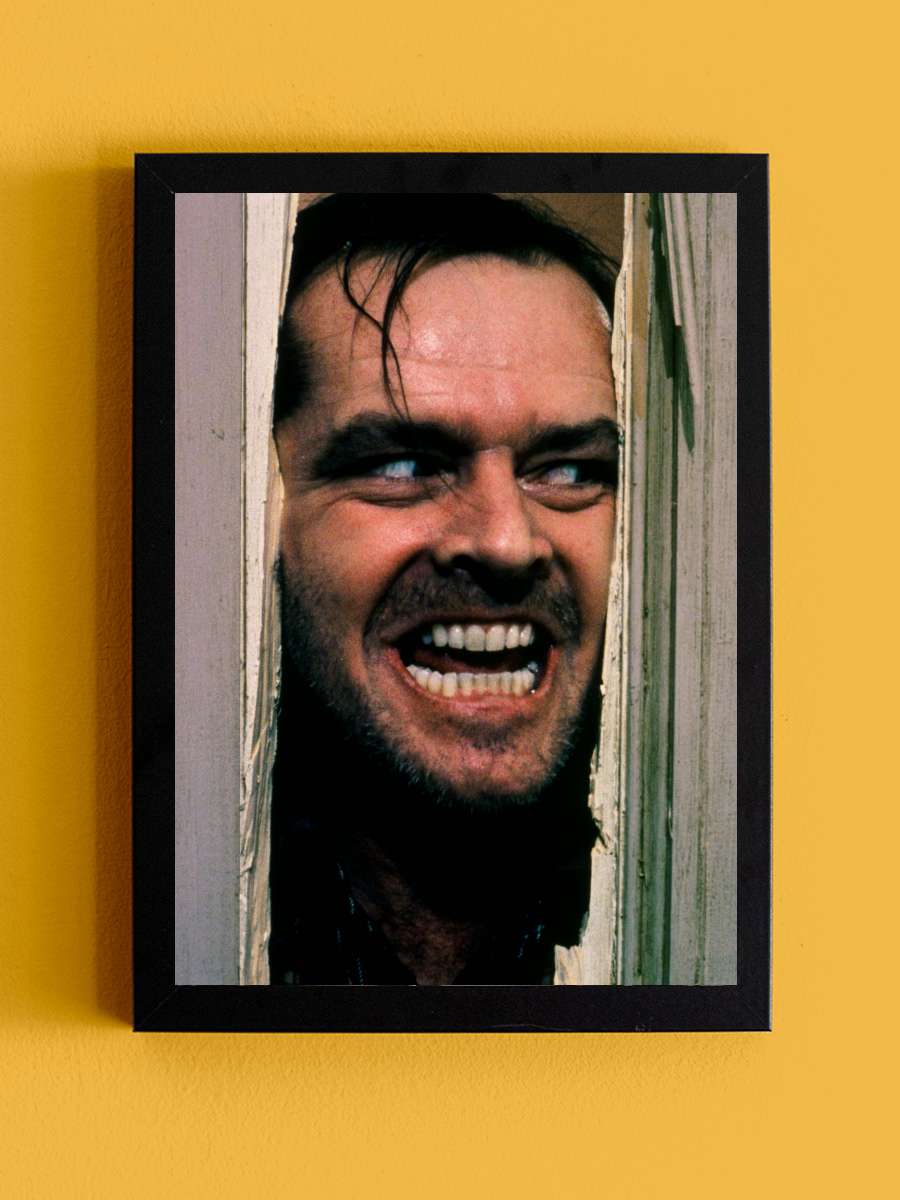 Cinnet - The Shining Film Tablo Siyah Çerçeveli Film Poster Afiş Tablo