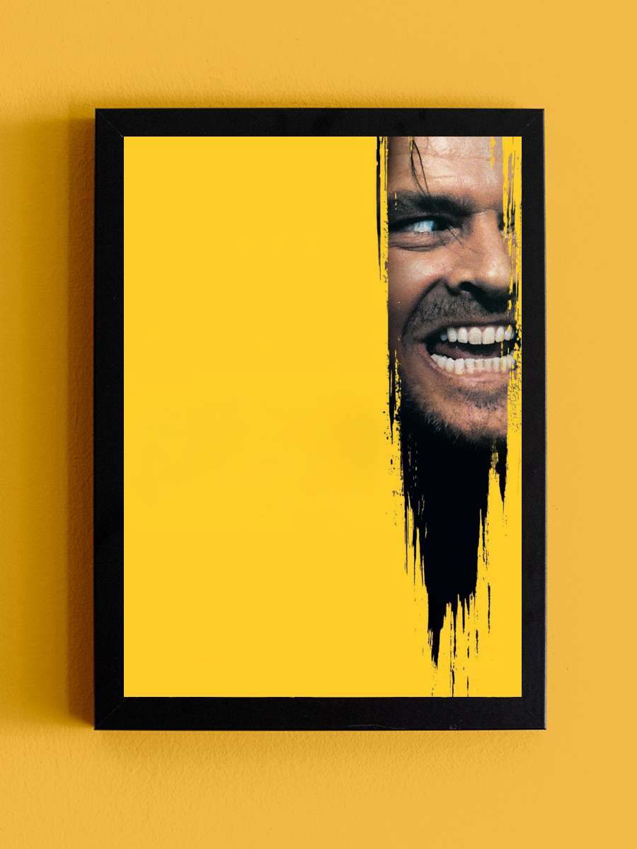 Cinnet - The Shining Film Tablo Siyah Çerçeveli Film Poster Afiş Tablo