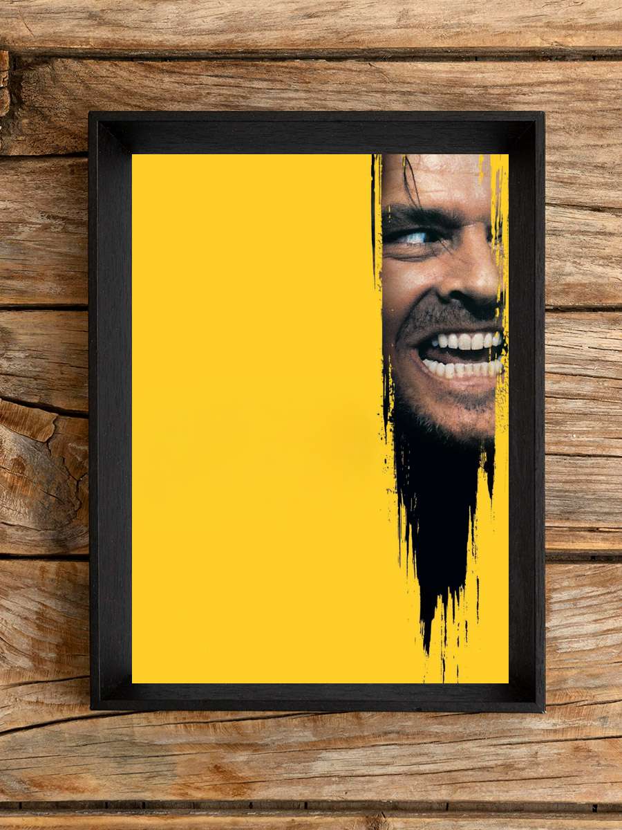 Cinnet - The Shining Film Tablo Siyah Çerçeveli Film Poster Afiş Tablo