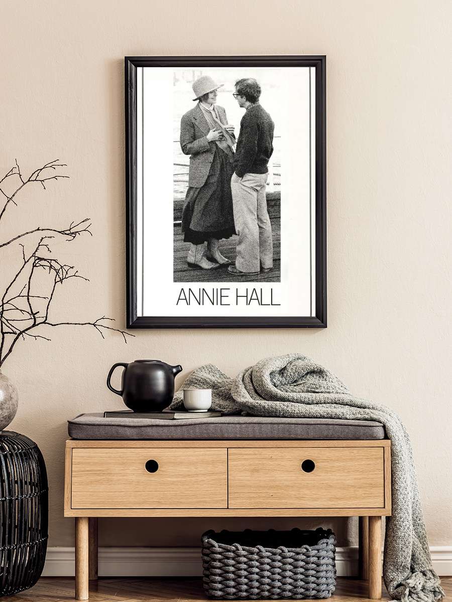 Annie Hall Film Tablo Siyah Çerçeveli Film Poster Afiş Tablo