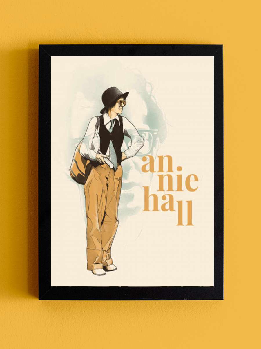 Annie Hall Film Tablo Siyah Çerçeveli Film Poster Afiş Tablo