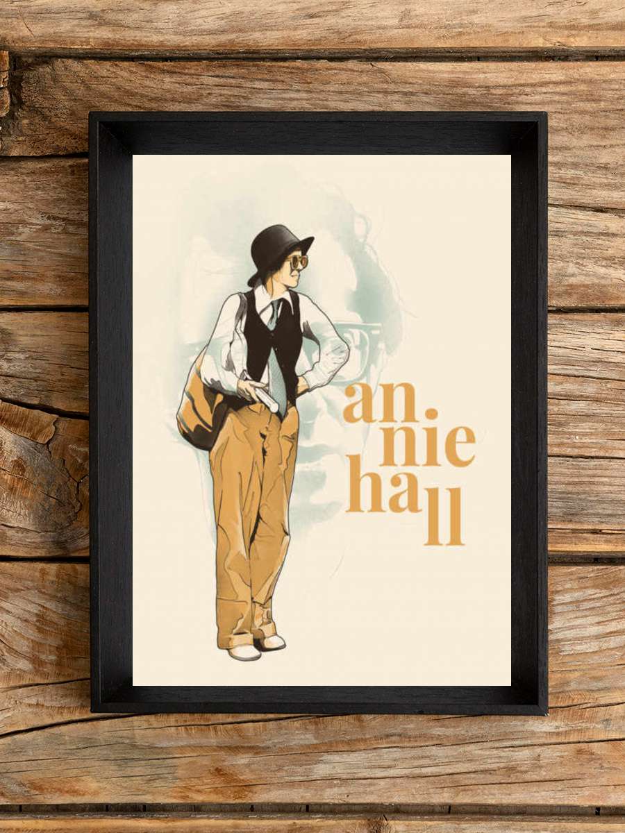 Annie Hall Film Tablo Siyah Çerçeveli Film Poster Afiş Tablo