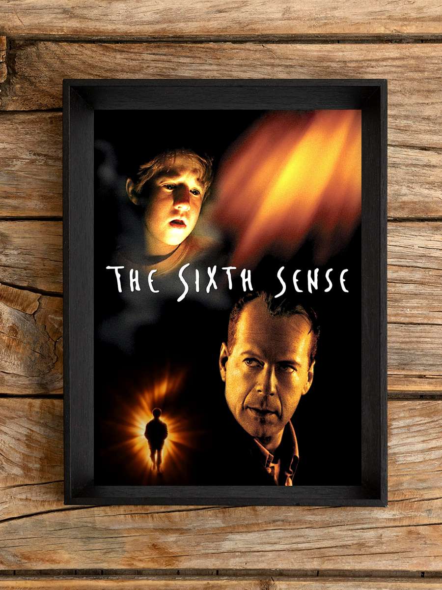 Altıncı His - The Sixth Sense Film Tablo Siyah Çerçeveli Film Poster Afiş Tablo