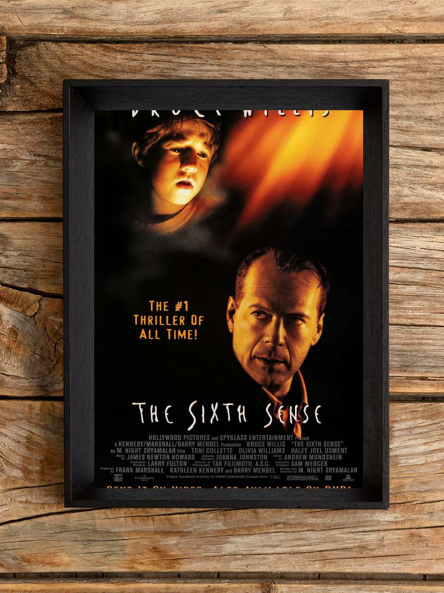 Altıncı His - The Sixth Sense Film Tablo Siyah Çerçeveli Film Poster Afiş Tablo