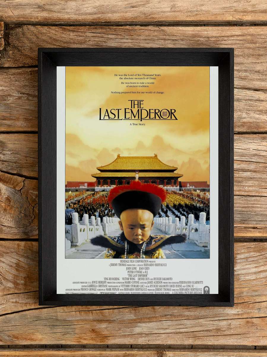 Son İmparator - The Last Emperor Film Tablo Siyah Çerçeveli Film Poster Afiş Tablo