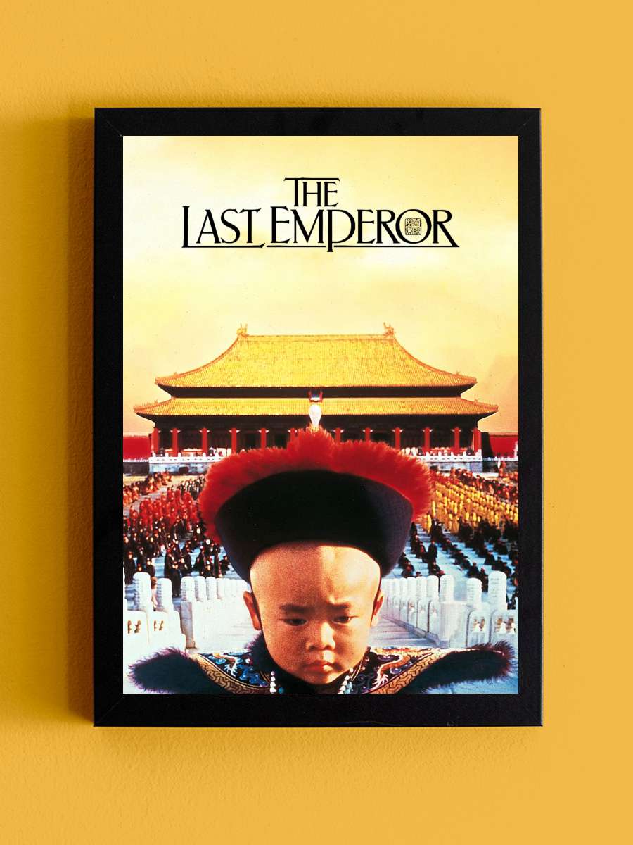 Son İmparator - The Last Emperor Film Tablo Siyah Çerçeveli Film Poster Afiş Tablo