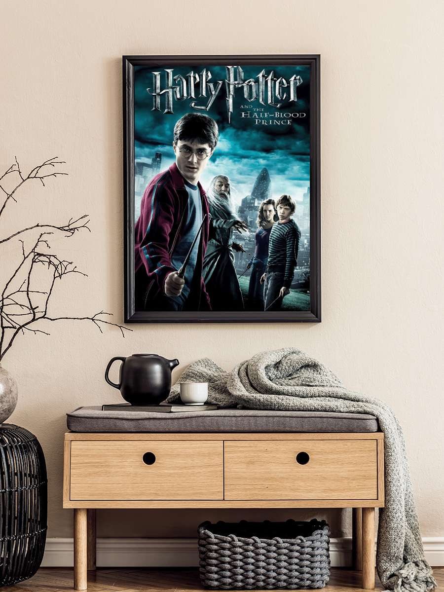 Harry Potter ve Melez Prens - Harry Potter and the Half-Blood Prince Film Tablo Siyah Çerçeveli Film Poster Afiş Tablo