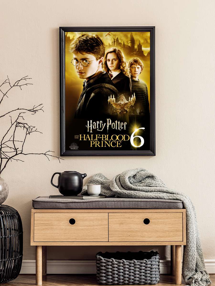 Harry Potter ve Melez Prens - Harry Potter and the Half-Blood Prince Film Tablo Siyah Çerçeveli Film Poster Afiş Tablo