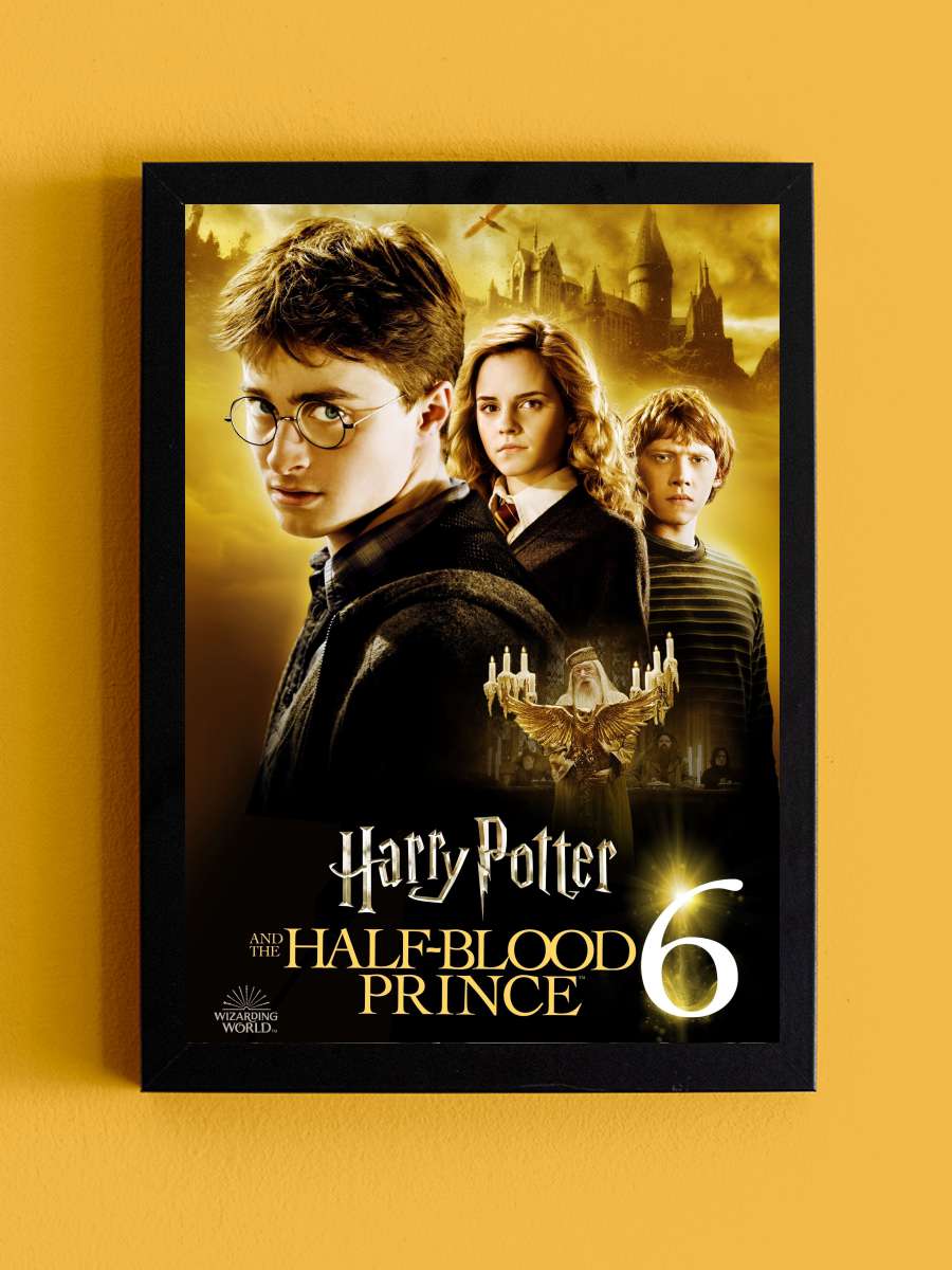 Harry Potter ve Melez Prens - Harry Potter and the Half-Blood Prince Film Tablo Siyah Çerçeveli Film Poster Afiş Tablo