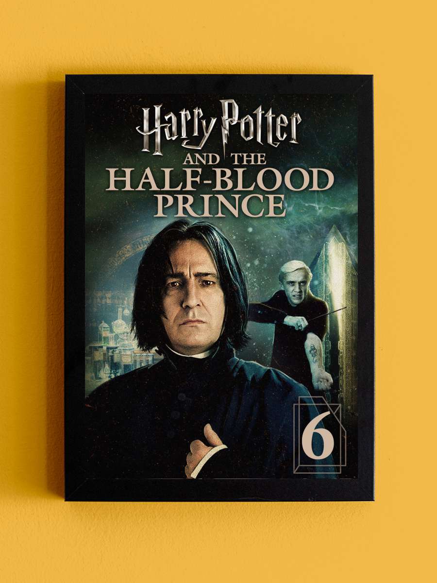 Harry Potter ve Melez Prens - Harry Potter and the Half-Blood Prince Film Tablo Siyah Çerçeveli Film Poster Afiş Tablo