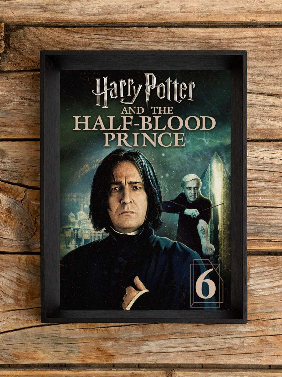 Harry Potter ve Melez Prens - Harry Potter and the Half-Blood Prince Film Tablo Siyah Çerçeveli Film Poster Afiş Tablo