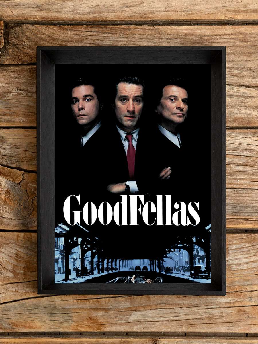 Sıkı Dostlar - GoodFellas Film Tablo Siyah Çerçeveli Film Poster Afiş Tablo