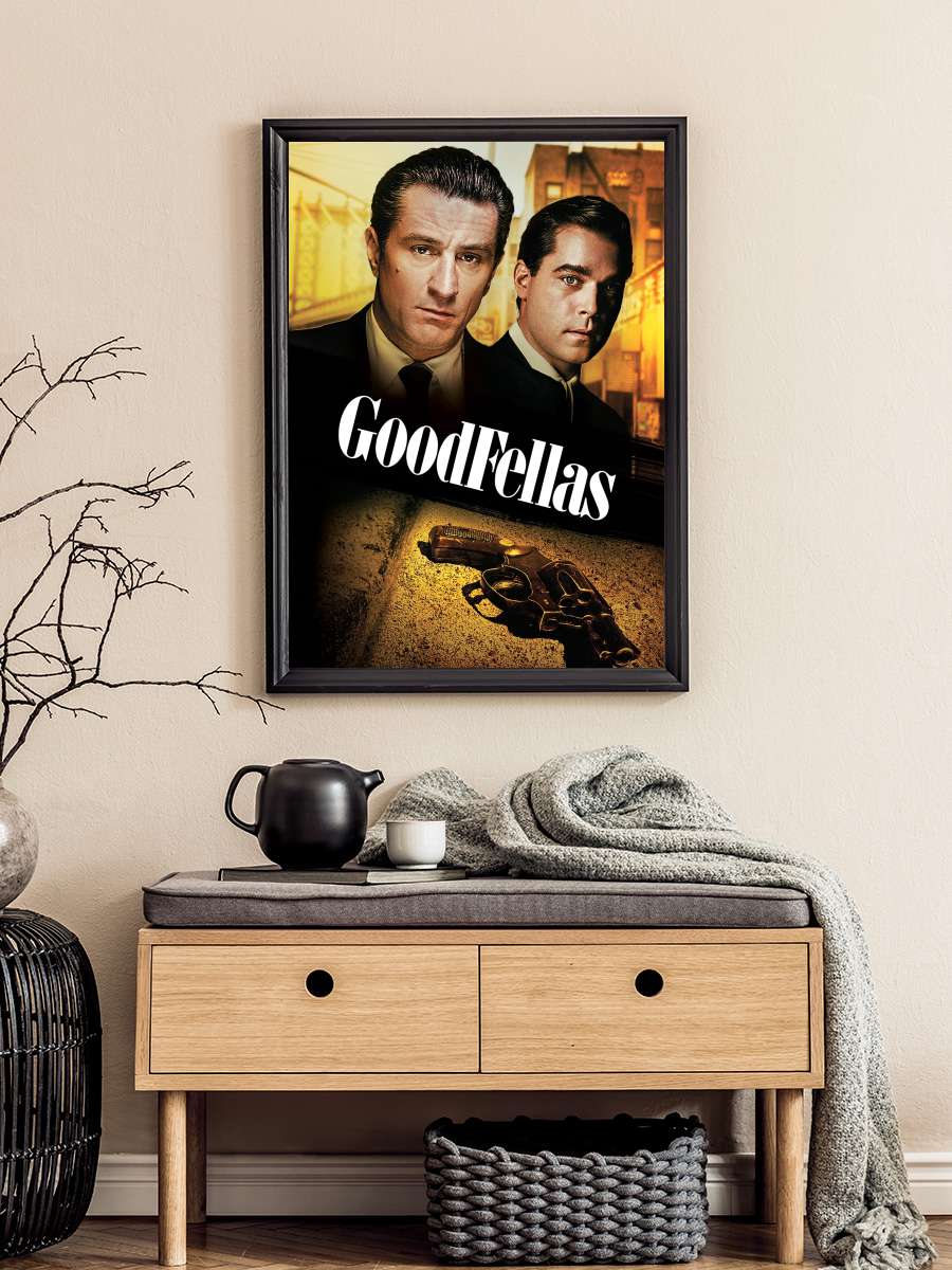 Sıkı Dostlar - GoodFellas Film Tablo Siyah Çerçeveli Film Poster Afiş Tablo