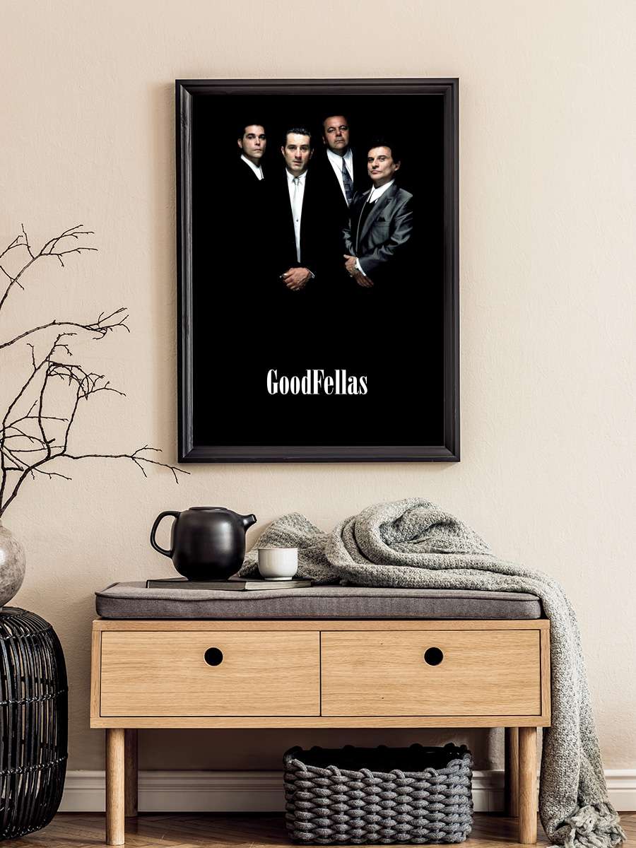 Sıkı Dostlar - GoodFellas Film Tablo Siyah Çerçeveli Film Poster Afiş Tablo