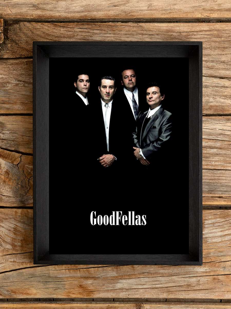 Sıkı Dostlar - GoodFellas Film Tablo Siyah Çerçeveli Film Poster Afiş Tablo