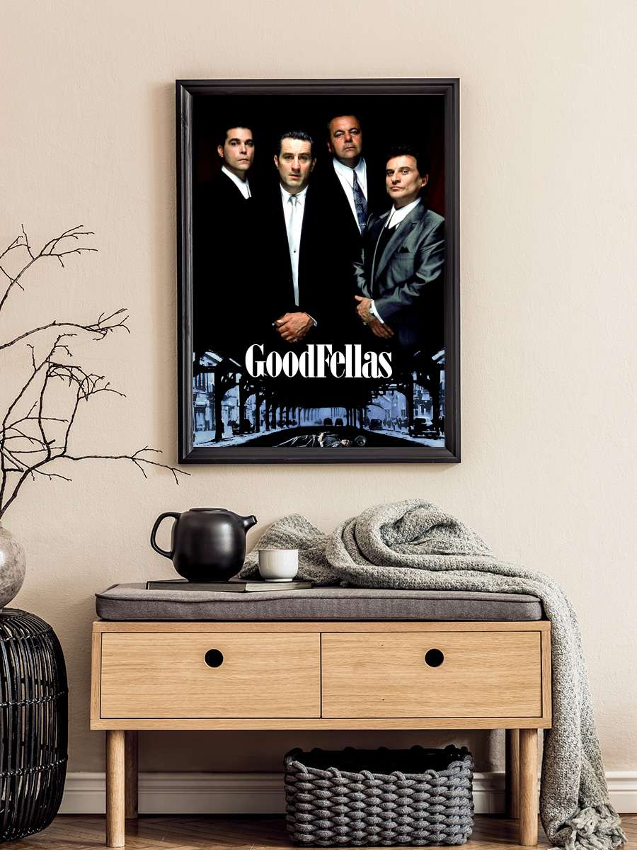 Sıkı Dostlar - GoodFellas Film Tablo Siyah Çerçeveli Film Poster Afiş Tablo