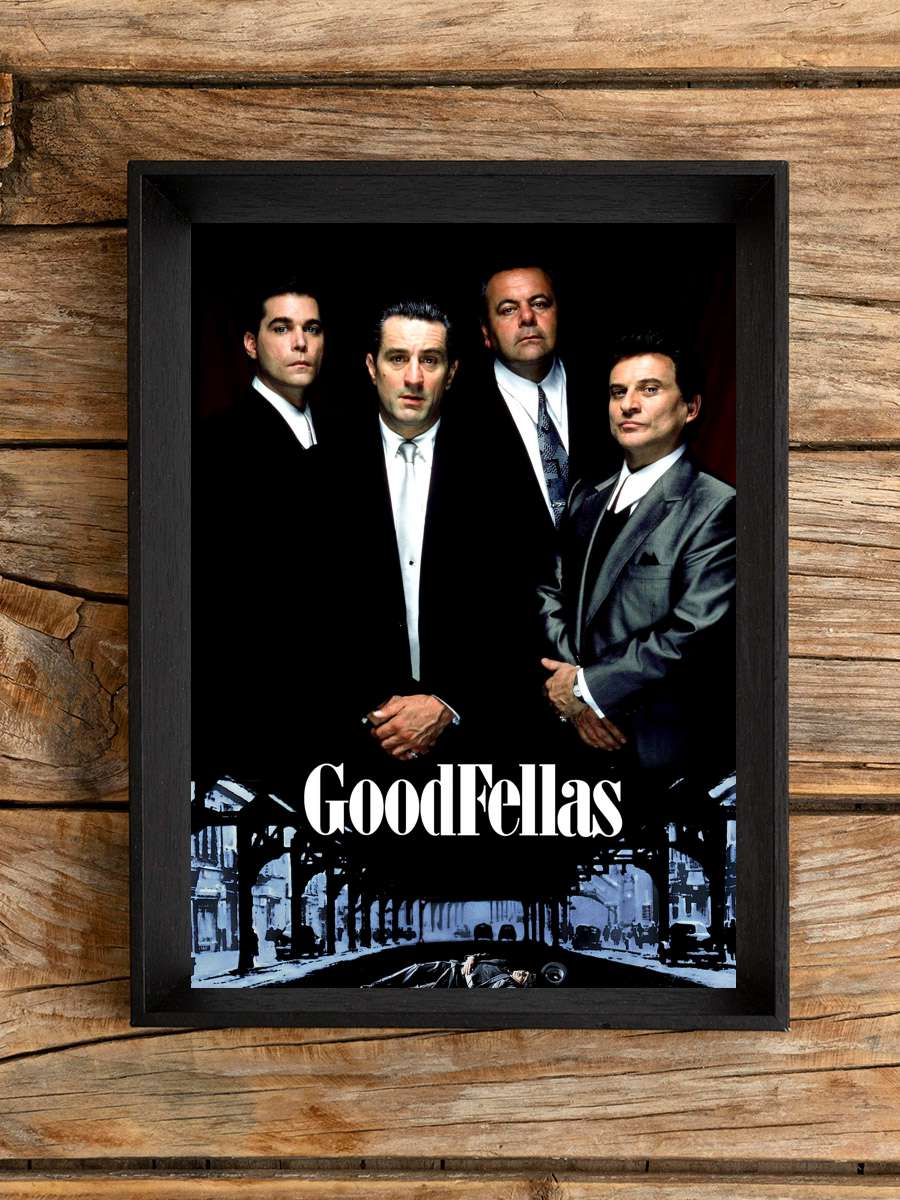 Sıkı Dostlar - GoodFellas Film Tablo Siyah Çerçeveli Film Poster Afiş Tablo