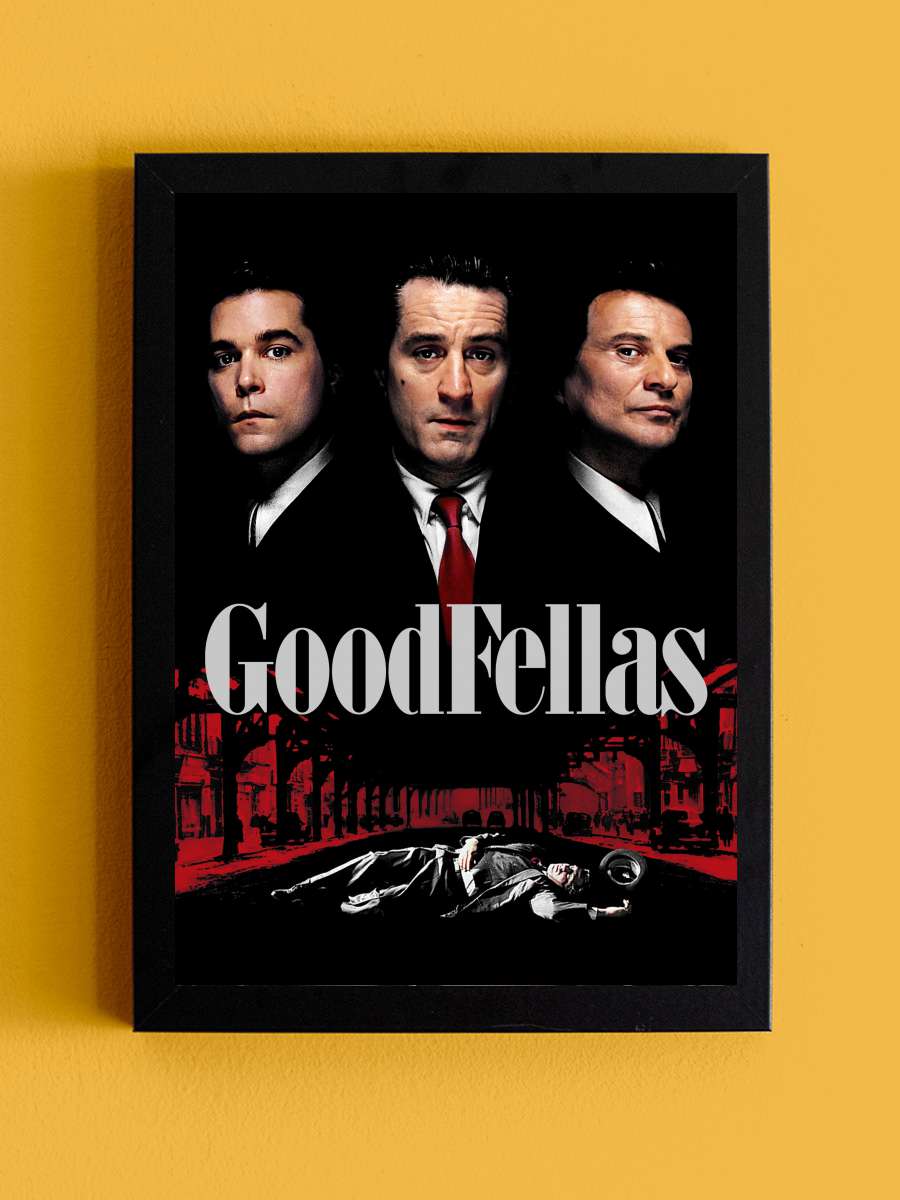 Sıkı Dostlar - GoodFellas Film Tablo Siyah Çerçeveli Film Poster Afiş Tablo