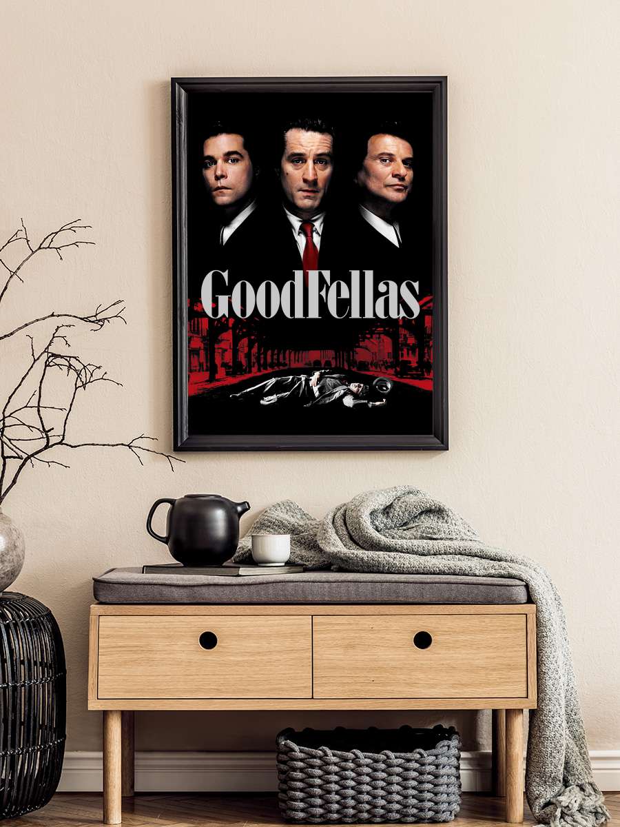 Sıkı Dostlar - GoodFellas Film Tablo Siyah Çerçeveli Film Poster Afiş Tablo